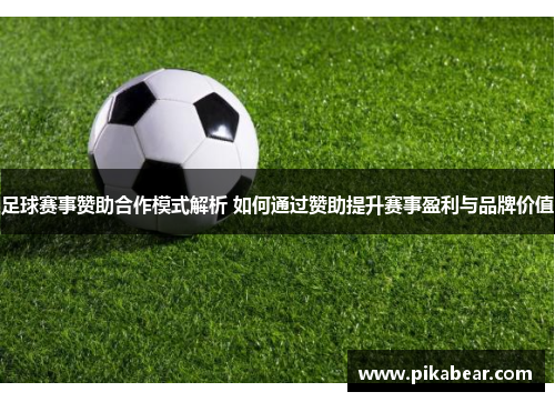 足球赛事赞助合作模式解析 如何通过赞助提升赛事盈利与品牌价值